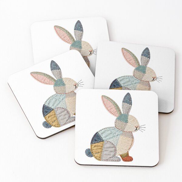 Item preview, Patchwork Bunny designed and sold by Tragedyshop.