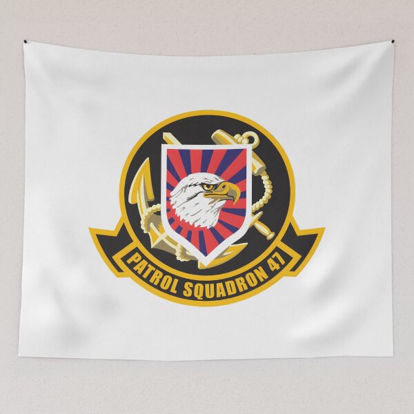 Item preview, Patrol Squadron 47 Golden Swordsmen Naval Insignia designed and sold by CharlieDesings.