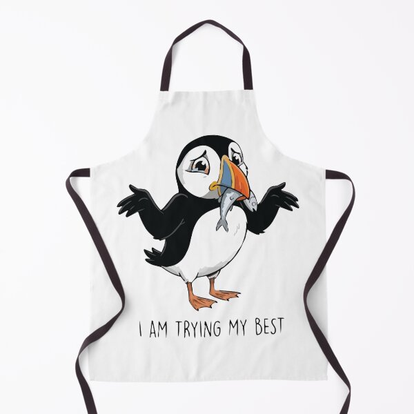 Item preview, I Am Trying My Best Anxious Atlantic Puffin designed and sold by Petzzz.