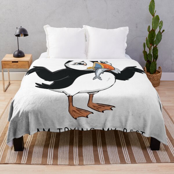 Item preview, I Am Trying My Best Anxious Atlantic Puffin designed and sold by Petzzz.