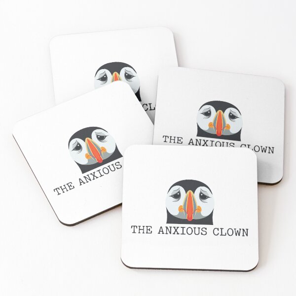Item preview, The Anxious Clown Sad Atlantic Puffin Meme designed and sold by Petzzz.