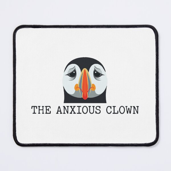 Item preview, The Anxious Clown Sad Atlantic Puffin Meme designed and sold by Petzzz.