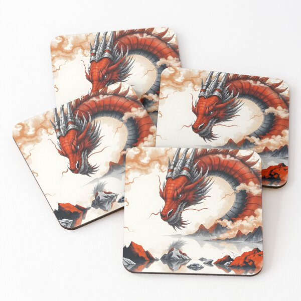 Item preview, Red Dragon, Ai Generated Art  designed and sold by ACC .