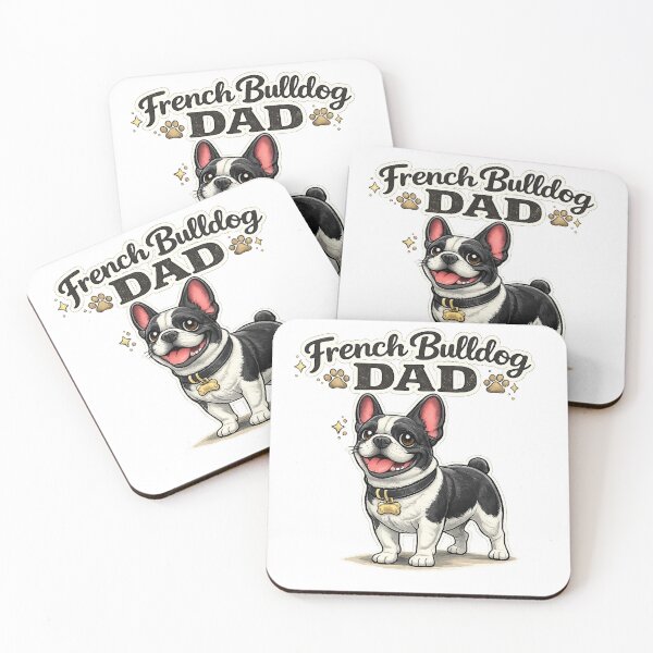 Item preview, French Bulldog Dad – Proud Frenchie Dog Dad Design designed and sold by Szapeee.