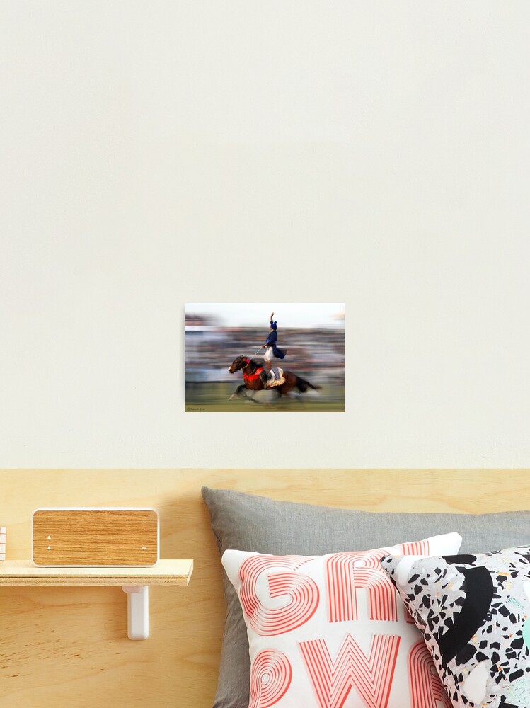Thumbnail 2 of 3, Photographic Print, DOUBLE HORSE RIDER designed and sold by RakeshSyal.