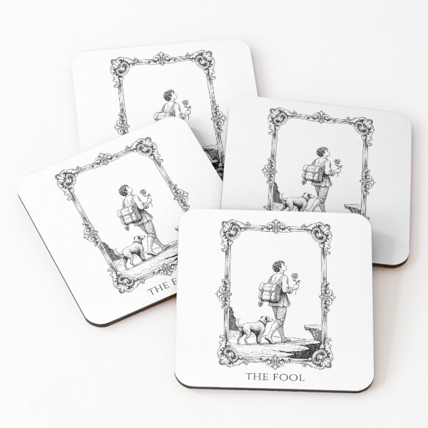 Item preview, The Fool Tarot Card 0 designed and sold by AestheticsTime.