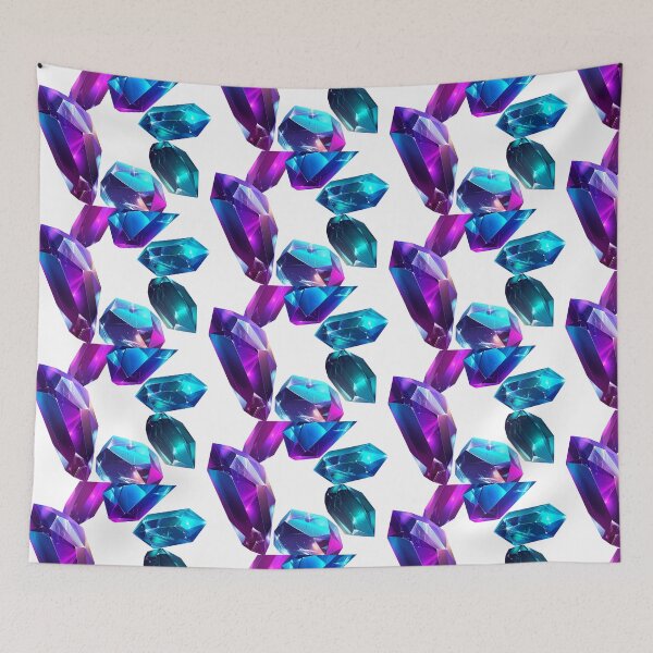 Item preview, Vibrant Floating Ethereal Crystals and Gemstones designed and sold by CrystalVanta.