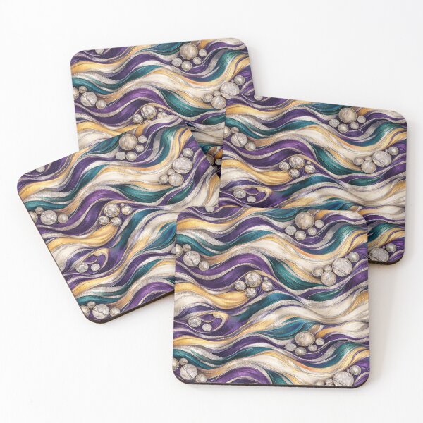 Item preview, Luxe Agate Swirl Seamless Pattern designed and sold by annenambiro.