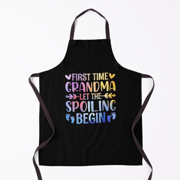 Item preview, First Time Grandma Let the Spoiling Begin Baby Announcement designed and sold by Boutkimaewab.