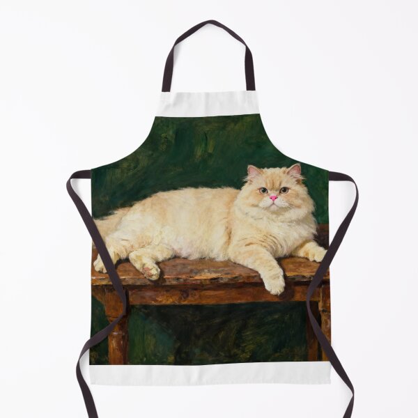 Item preview, Judgmental Cat Portrait - Naive Folk Art designed and sold by PictorialWhimsy.