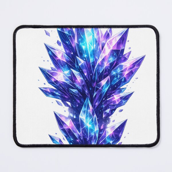 Item preview, Luminous Blue and Purple Crystal Shard Cluster designed and sold by CrystalVanta.