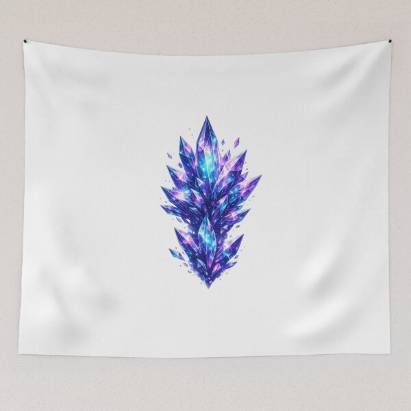 Item preview, Luminous Blue and Purple Crystal Shard Cluster designed and sold by CrystalVanta.
