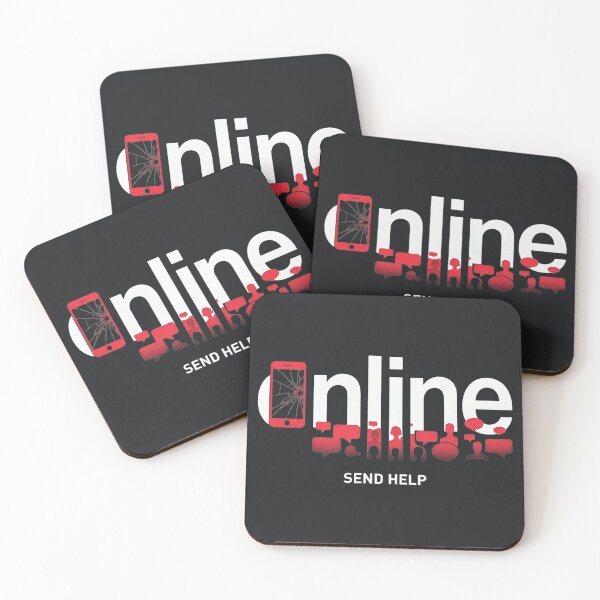 Item preview, Online Send Help – Social Media Anxiety Humor designed and sold by Taans-Creation.