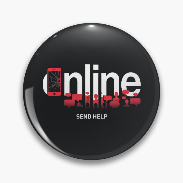 Item preview, Online Send Help – Social Media Anxiety Humor designed and sold by Taans-Creation.