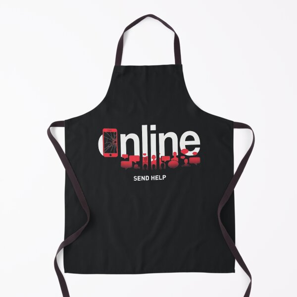 Item preview, Online Send Help – Social Media Anxiety Humor designed and sold by Taans-Creation.