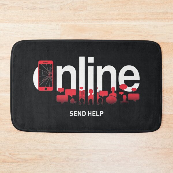 Item preview, Online Send Help – Social Media Anxiety Humor designed and sold by Taans-Creation.