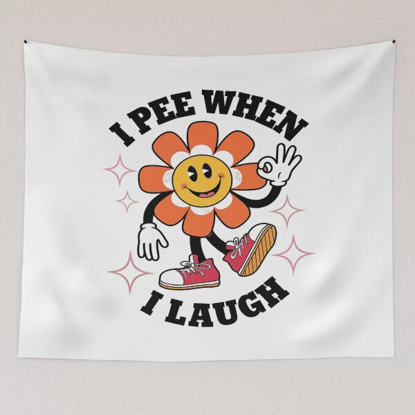 Item preview, I Pee When I Laugh Embarrassing Adult Humor Offensive Women's Grey designed and sold by joyouartArt.