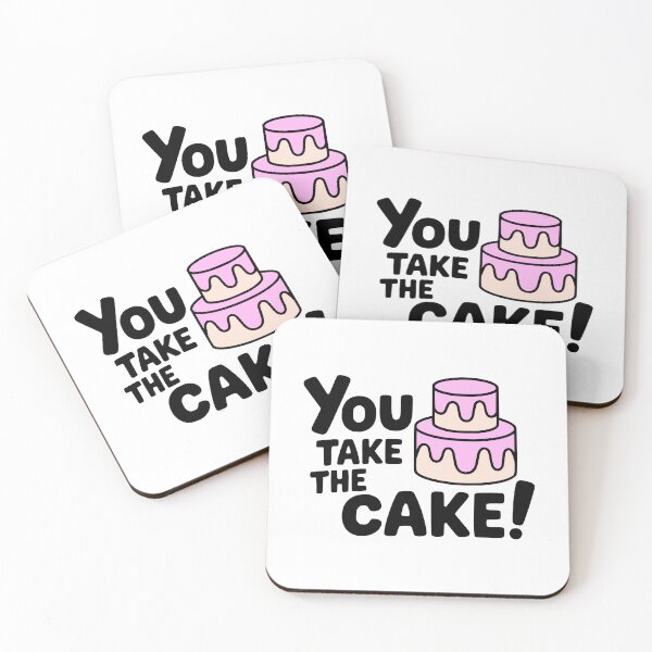 Item preview, You Take The Cake! Cute Cake Pun designed and sold by PMCreative.