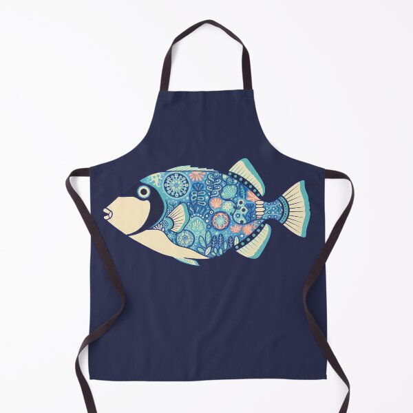 Item preview, Colorful Picasso Triggerfish – Folk Art by heidiannemorris © designed and sold by FOLK ART FUSION by heidiannemorris.
