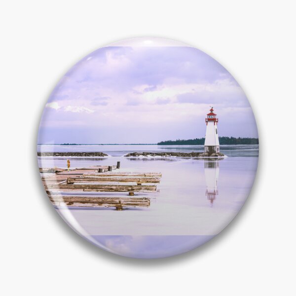 Item preview, Reflections of a Winter Thaw Jacksons Point Lighthouse  designed and sold by Robert Alsop.