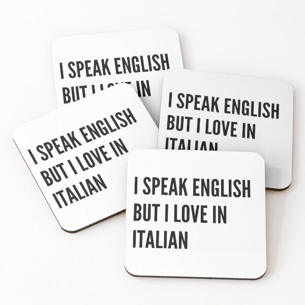 Item preview, I Love in Italian Funny Gifts Italian Quote designed and sold by Sarenay.