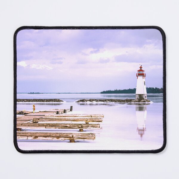 Item preview, Reflections of a Winter Thaw Jacksons Point Lighthouse designed and sold by Robert Alsop.
