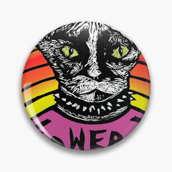 Item preview, POWERED BY PUSSY AND PRIDE - Kitty Cat Rainbow Queer Gay  designed and sold by PixelPalmer.