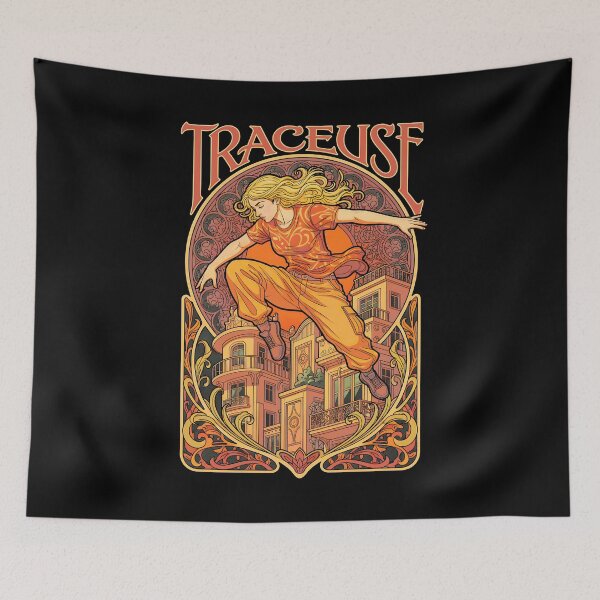 Item preview, Parkour Traceuse Female Parkourist Woman Urban Girl Vintage designed and sold by GrandeDuc.