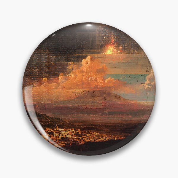 Item preview, The Last Day of Thera | Ancient Volcanic Eruption Art  designed and sold by Stoneflower-Art.