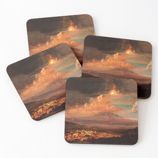Item preview, The Last Day of Thera | Ancient Volcanic Eruption Art  designed and sold by Stoneflower-Art.