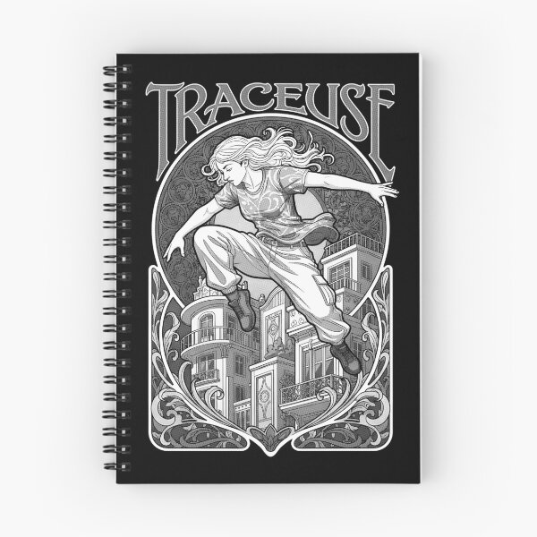 Item preview, Parkour Traceuse Female Parkourist Woman Urban Girl Vintage designed and sold by GrandeDuc.