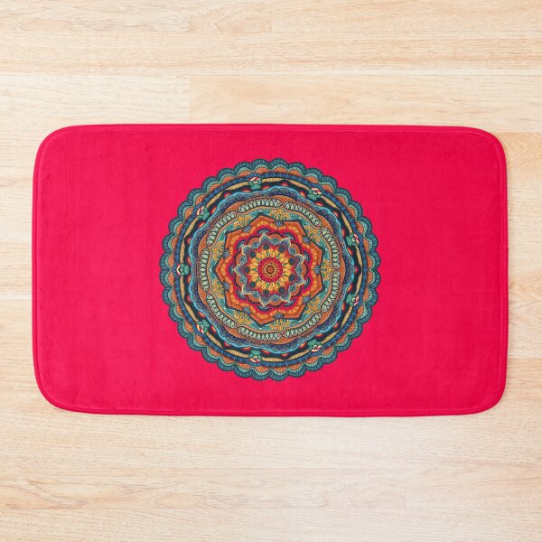 Item preview, Red and teal mandala sunshine designed and sold by ashleyfmiller.