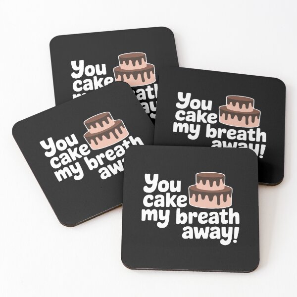 Item preview, You Cake My Breath Away! Cute Cake Puns designed and sold by PMCreative.