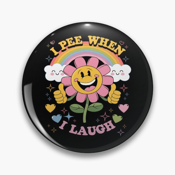 Item preview, I Pee When I Laugh Naughty Adult Humor Rainbow designed and sold by joyouartArt.