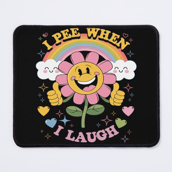 Item preview, I Pee When I Laugh Naughty Adult Humor Rainbow designed and sold by joyouartArt.