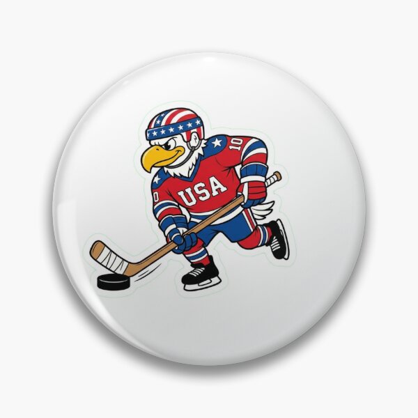 Item preview, Gritty Mascot Character - usa hockey designed and sold by yogi pribadi.