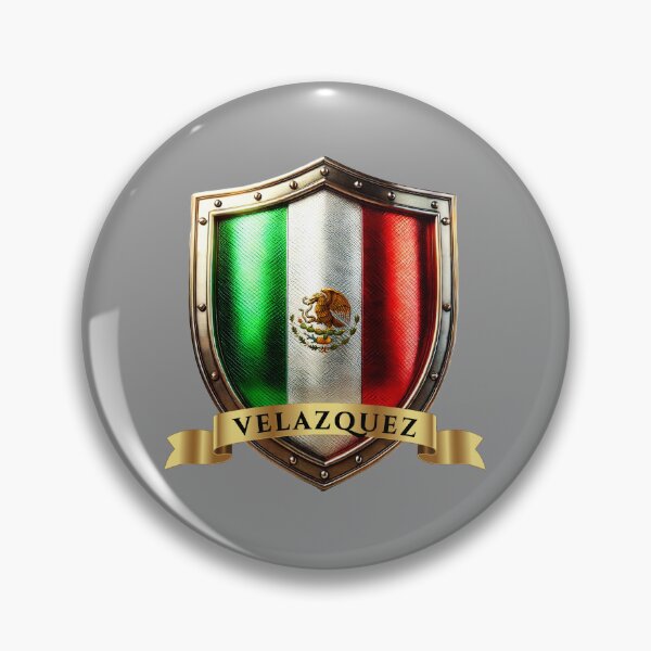 Item preview, Velazquez Mexico Family Name Shield designed and sold by Highlandkings.