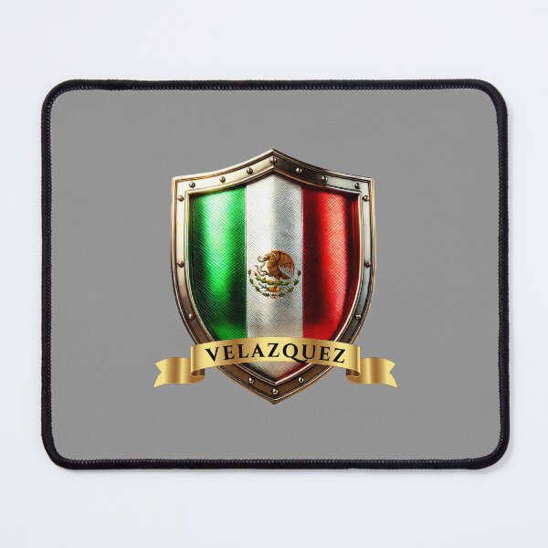 Item preview, Velazquez Mexico Family Name Shield designed and sold by Highlandkings.