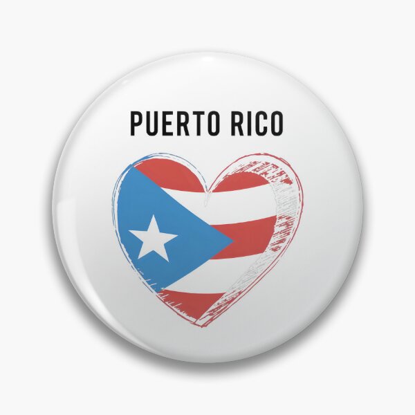 Item preview, Puerto Rico Heart Flag | Boricua Pride National Identity Sticker designed and sold by Suzy Perez Art.