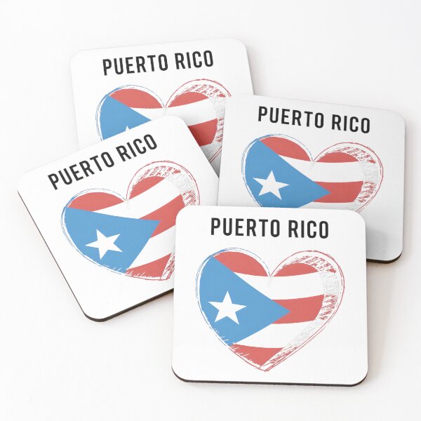 Item preview, Puerto Rico Heart Flag | Boricua Pride National Identity Sticker designed and sold by Suzy Perez Art.