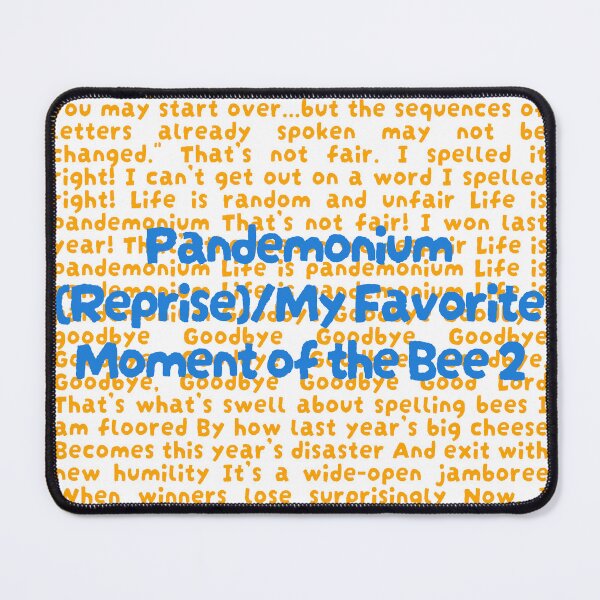 Item preview, 25th annual putnam county spelling bee Lyrics designed and sold by broadwaygirl142.