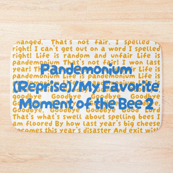 Item preview, 25th annual putnam county spelling bee Lyrics designed and sold by broadwaygirl142.
