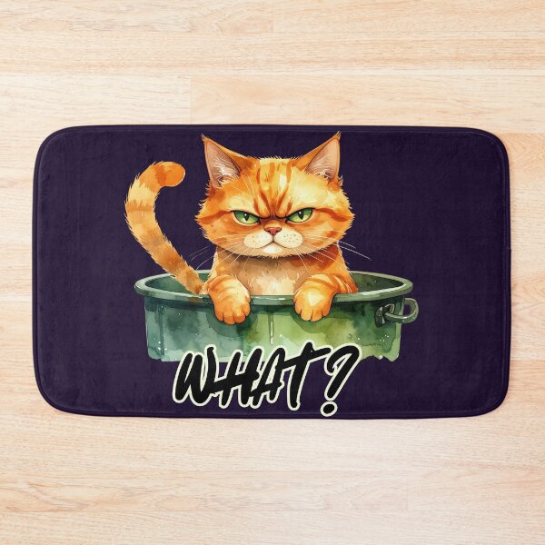 Item preview, What? An orange cat with attitude. designed and sold by LiskoDesign.
