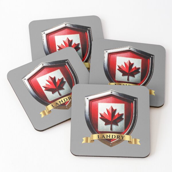 Item preview, Landry Canada Family Name Shield designed and sold by Highlandkings.