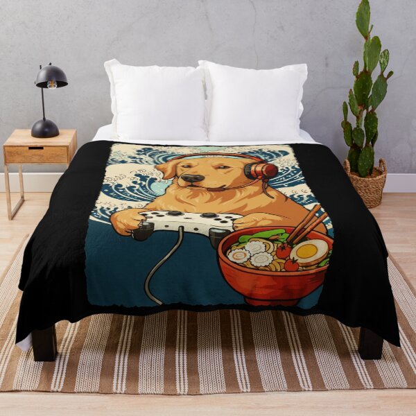 Item preview, Gaming Dog Headset Gamer Cute Animal Illustration designed and sold by JEFDodsonArt.