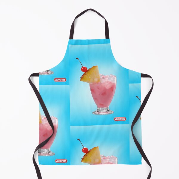 Item preview, Vintage Retro Drink 80s Blue and Pink Pineapple Drink Photo Angostura Advertisement designed and sold by Plastic Memory Archive.