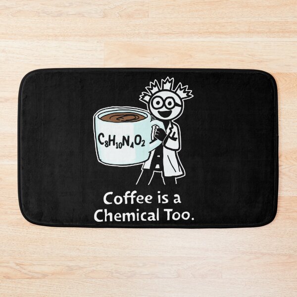 Item preview, Coffee Is a Chemical Too – Funny Lab Assistant Scientist Shirt designed and sold by Popstudio85.