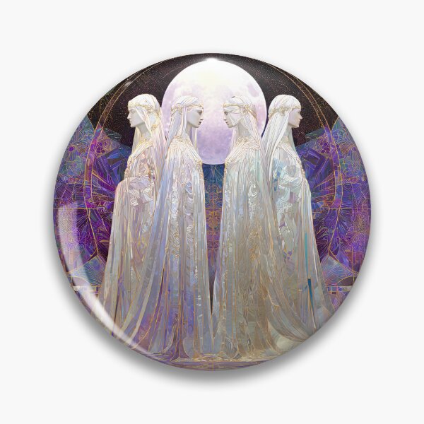 Item preview, The Luminari | Esoteric Lunar Priestesses Beneath the Silver Moon  designed and sold by Stoneflower-Art.