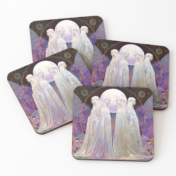 Item preview, The Luminari | Esoteric Lunar Priestesses Beneath the Silver Moon  designed and sold by Stoneflower-Art.