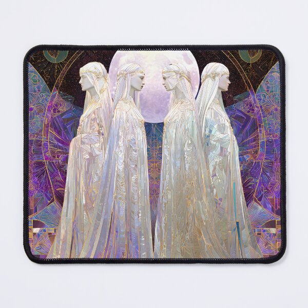 Item preview, The Luminari | Esoteric Lunar Priestesses Beneath the Silver Moon designed and sold by Stoneflower-Art.